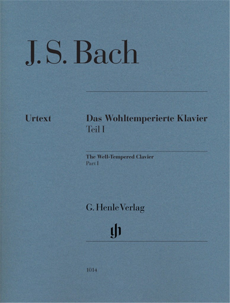 Das Wohltemperierte Klavier I ohne Fingersätze